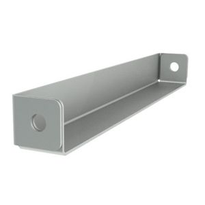 Doppelregalverbinder Abstandhalter inkl. Befestigung (2 Schrauben), Länge 200 mm, sendzimirverzinkt