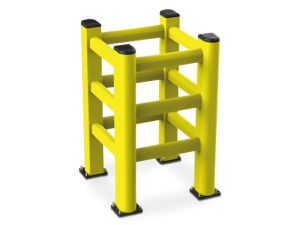 Säulenschutz Tower, Höhe 1150 mm, Breite 500 mm, inkl. Befestigungsmaterial