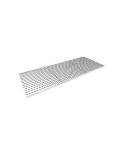 Palettenregal Zusatzebene mit Gitterrost, Breite 2700 mm, Tiefe 1100 mm, 3 Palettenplätze, 1000 kg/m² Traglast Regalauflage