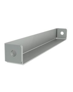 Doppelregalverbinder Abstandhalter inkl. Befestigung (2 Schrauben), Länge 270 mm, sendzimirverzinkt