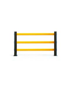 Fuß- und Fahrwegtrennung, Höhe 1181 mm, Breite 7130 mm, Tiefe 180 mm