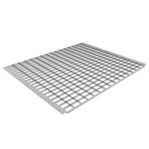  Palettenregal Regalboden, Gitterrost für 50 mm Traversentiefe, Breite 890 mm, Tiefe 985 mm, 500 kg/m² Traglast