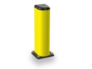 Poller GRD 150, Höhe 1100 mm, Breite 150 mm, RAL 1018 hellgelb / RAL 7040 grau
