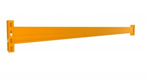 Palettenregal Traverse inkl. Sicherungsstifte - CC 1104015 A, Höhe 110 mm, Breite 1825 mm, Tiefe 40 mm, hellorange - RAL 2008