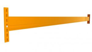 Palettenregal Traverse inkl. Sicherungsstifte - CC 1505015 A, Höhe 150 mm, Breite 3600 mm, Tiefe 50 mm, hellorange - RAL 2008