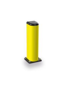 Poller GRD 150, Höhe 1100 mm, Breite 150 mm, RAL 1018 hellgelb / RAL 7040 grau