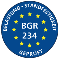 Regalinspektionen nach BGR 234 Belastung - Standfestigkeit - Geprüft